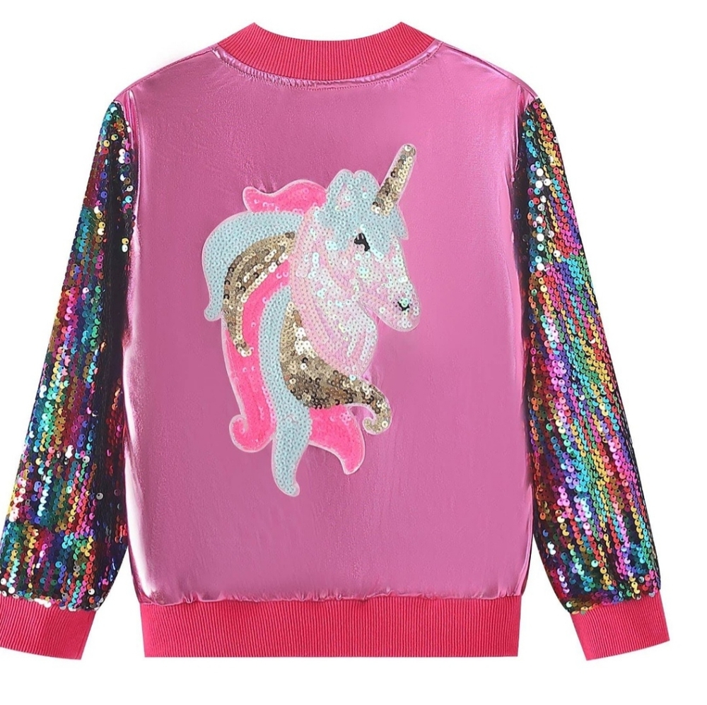 JoJo Siwa Girls Bling Dazzle Bomber Jacket